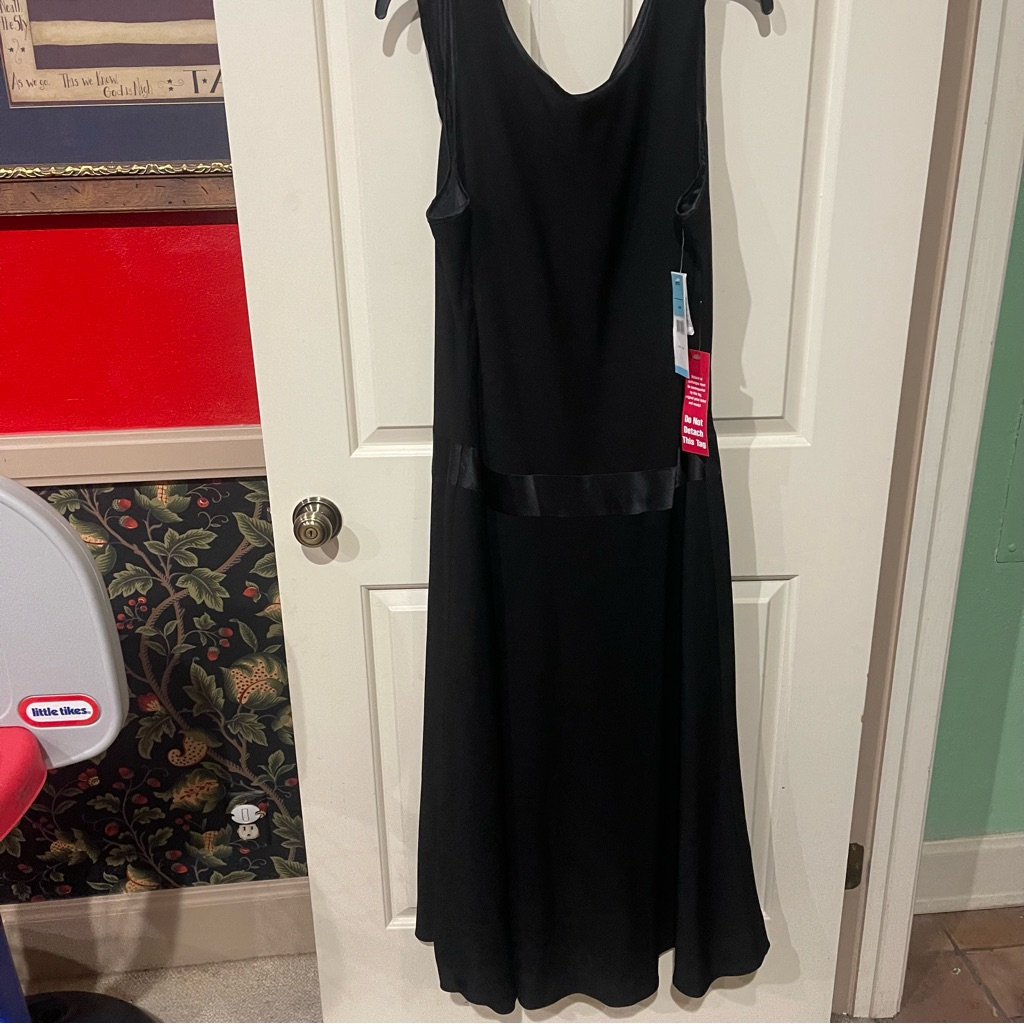 Vintage Lady Dorby Black Formal Dress In Size 20w